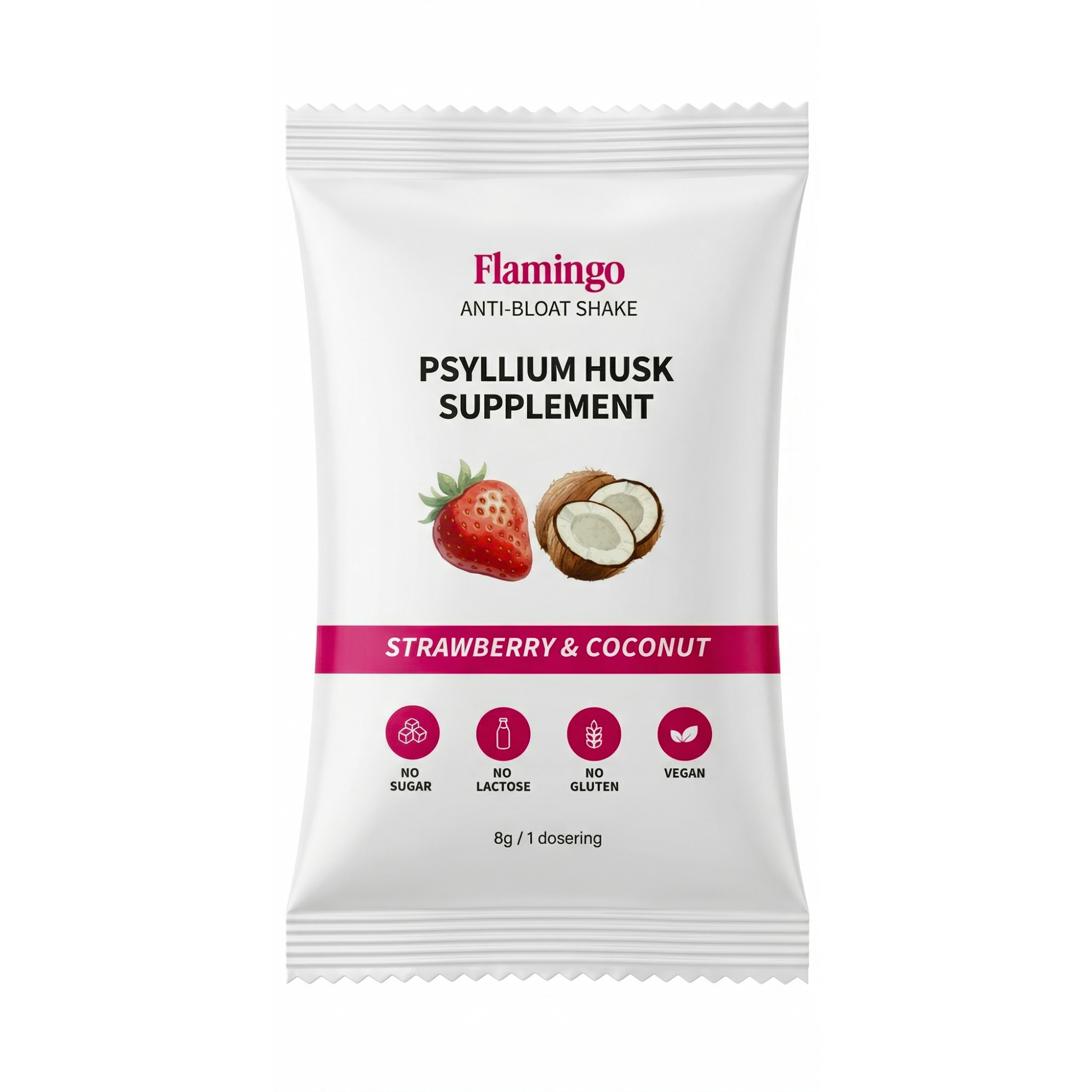 Flamingo 7-Day Discovery Box: Strawberry & Coconut